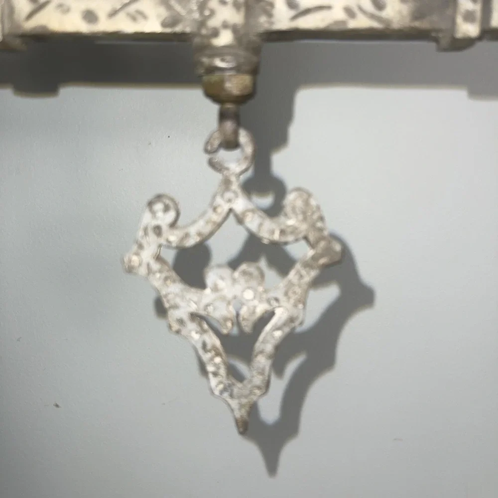 Vintage Spanish Revival/Gothic‎ Wrought Iron Pendant Light Fixture